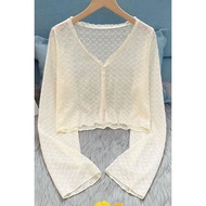 Lightweight Chiffon Lace Jacket - Ice Silk Women's Summer Jacket