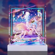 【AOWOBOX】TAiTO AFG No Game No Life 遊戲人生 白 景品 高透主題展示盒 展示箱 display box 亞加力 模型盒 亞加力展示盒 燈