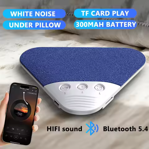 Mini Sleeping Bluetooth Speaker Rechargeable White Noise Sleep Aid Soundbar Wireless Music Player Su