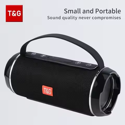 T&G Bluetooth Speaker TG116c TWS Wireless Powerful Box Portable Outdoor Speakers Waterproof Subwoofe