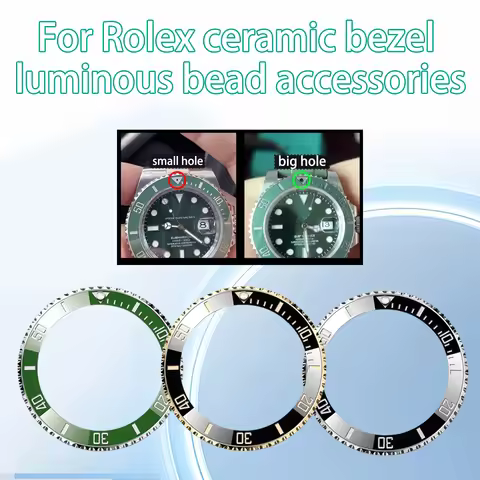 For Rolex Submariner Blackwater Ghost 116610 M126610LN Ceramic Bezel Luminous Bead Accessories Digit