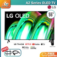 [NEW 2022] LG 55 Inch A2 Series OLED 4K Smart UHD OLED TV (2022) 55" OLED55A2PSA  dolby Atmos &amp; dolby Vision IQ OLED55A2 (FREE Wall Bracket + HDMI Cable)