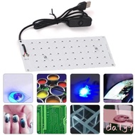 DLAY Professional Curing Light Bulb Lamp 395nm Curing Lamp Film Board 395nm 5V Light Source Board fo