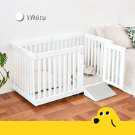 LLC คอกสุนัข Takemehom รุ่น Mobile Double ขนาด(รวมล้อ) W136xD71xH75.4 cm มีล้อ MDB