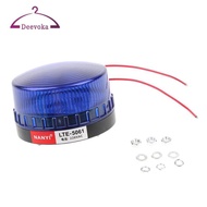 [deevoka] Blue Emergency LED Flashing Strobe Signal Warning Light Lamp Beacon AC220V