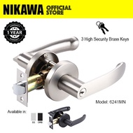 NIKAWA 62 series Lever Lock 6241 *Replace Round Knob Room Door Lock, HDB lock, BTO lock