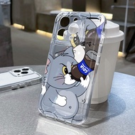 Tom Premium Print Case Cat Drinking Drink Vivo V60 Y400 Y19s Pro Y29 V40 Lite V50 Lite Y19s Y28 Y18 