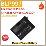 High Quality BLP997 Mobile Phone Battery 7.82V 4600mAh For Reno10 Pro 5G CPH2525 CPH2541 A302OP Bran