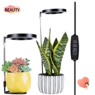 BEAUTY Full Spectrum Lamp, Height/Angle Adjustable Full Spectrum LED Plant Grow Light,  USB Timer Di