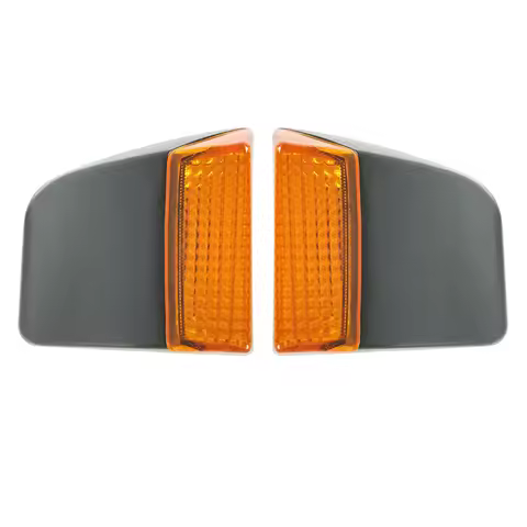 2Pcs Corner Lights Cover For Volvo FH12 FM Truck Side Marker Turn Signal Lamp Shell Without Bulb Lef