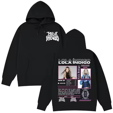 Lola Singer Indigo 2025 Tour Graphic Hoodies Men Women Clothing Fashion Aesthetic Sweatshirts Hip Ho