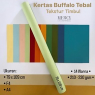 Kertas Buffalo Tekstur Plano Ukuran Besar 79x10cm Bufalo Motif Warna