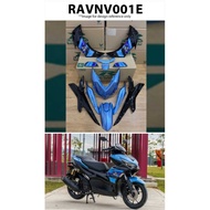 Cover Set Rapido AVETA NOVA160 (1) PBMJ Blue NOVA 160 Accessories Motor NOVA160(1) Color RAVNV001E B