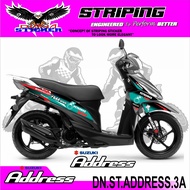 Motorcycle Sticker ADDRESS 110.03