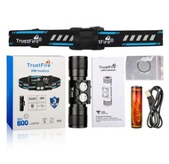 Trustfire H5R 強光頭燈 600 LUMENS 18650 充電電池 USB充電 行山 露營