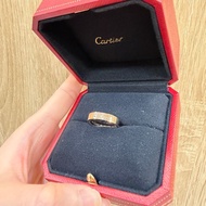 Cartier 750玫瑰金C de Cartier戒指B42107
