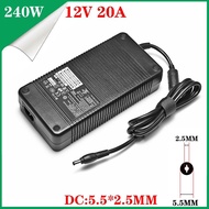 12V 20A 240W AC/DC Adapter Charger For 24Pin Pico ATX Switch Pcio PSU Car Auto Mini ITX PC High Power Supply Module ITX Z1