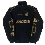 ใหม่ Cross-Border F1 Lamborghini ปัก Racing JACKET ขี่รถจักรยานยนต์ลําลองแขนยาวผู้ชายกีฬา