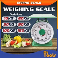Mytools Mechanical Weighing Scale 10KG 20KG 30KG 50KG 100KG 150KG Dial Spring Scale Flat Top / Tray 