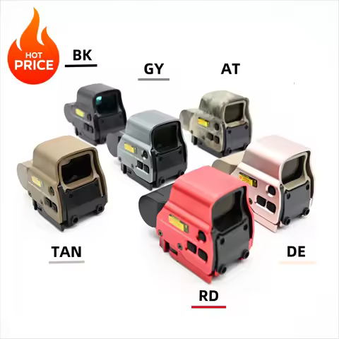 2024 New EOTECH 558 DCR Red Dot Holographic Sight Airsoft Hunting w/ G33/G43/G45 3X 5X Magnifier Fit