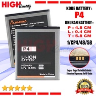 Baterai Battery HighQuality For Evercoss P4 / Cross Jump TV Hp Jadul Batre
