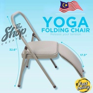Iyengar Yoga Chair Foldable Yoga Chair Multi-purpose Auxiliary Chair With Lumbar Back Thickening Yog