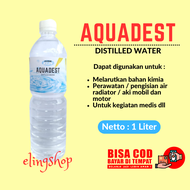 Aquadest Aquades Akuades Air Suling Murni Destilasi 1 Liter