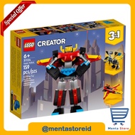 LEGO Creator 31124 Super Robot Jet Airplane 3in1 Model Kids Passion
