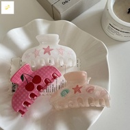Sea Star Hair Clip - Sweet Half Circle Shark Clip for Girls