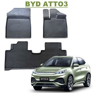 ผ้ายางปูพื้นรถยนต์ ถาดยางปูพื้น พรมปูพื้นรถ BYD ATTO3