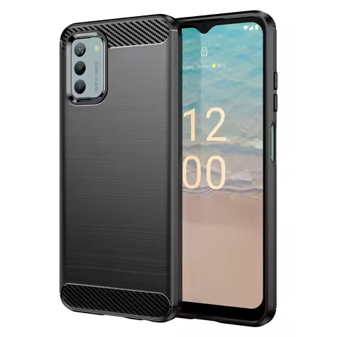 Luxury Carbon Fiber Case for Nokia G22 G42 G310 G60 G400 G50 Brushed Texture Phone Cover for nokia g