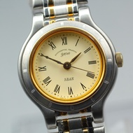 Near MINT ORIENT D8512T70-L74 Gold Quartz 23mm Ladies Watch