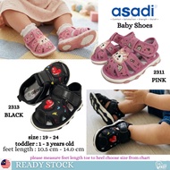 asadi baby toddler velcro tape shoe 2311 / 2313 | Squeaky "Bi-Bi" Sound First Walker Shoes [ready st