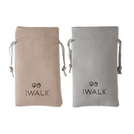 iWALK Storage Bag Pocket Power Dedicated Charging Cable Charger Drawstring Brushed Fabric Feel Soft