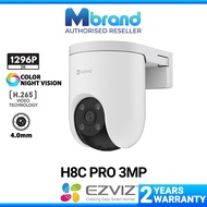 *READY STOCK* EZVIZ H8C Pro 3MP 2K Pan/Tilt Two Way Talk Color Night Vision Weatherproof Security CC