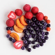 蔓玥 創意仿真水果藍莓草莓樹莓手工蛋糕裝飾香薰蠟燭硅膠模具