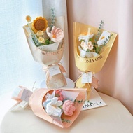 G97針織花束 / 編織花束 畢業花束 針織向日葵花束 多色可選