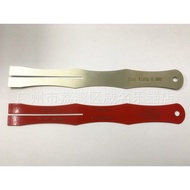 Aksesori Alat Muzik Pembaris Arka Panjang Perak dan Alat Fret 0.08 Inci Merah