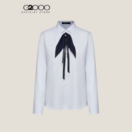 G2000 เสื้อเชิ้ตแบบทางการสำหรับผู้หญิง Slim Fit รุ่น 5122101300 White