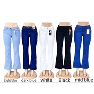 women BOOTCUT jeans denim Kain Stretchable Good quality (ready stock)