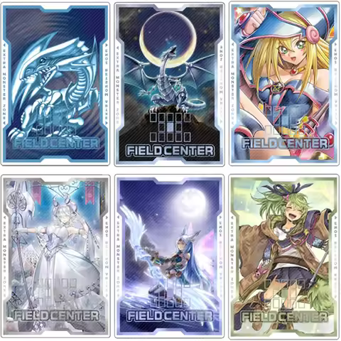 Yugioh Field Center Cards TCG Black Magician Girl Labrynth Blue-Eyes White Dragon Anime Game Acrylic