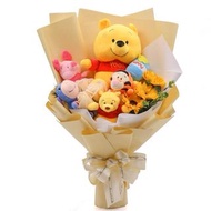 預購 小熊維尼 公仔 畢業 送禮 eeyore 跳跳虎 piglet 豬仔 小豬 生日 情侶 禮物 花束 winnie the pooh 情人節 週年紀念 七夕 收藏 tsum tsum