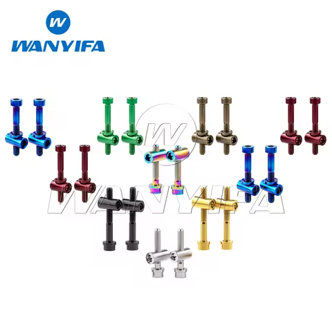 Wanyifa Titanium Bolt M5x30 40mm Bicycle Bike Cycling Seatpost Screws for Thomson Seat Post