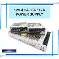 POWER SUPPLY MEAN WELL SWITCHING POWER SUPPLY AC TO DC12V 4.2A / 6A / 8.5A / 17A Power Supply POWER 
