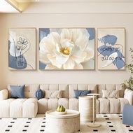 Set of 3 Flower Mirror Wall Paintings - Living Room Decor, Meaningful Gift | Mijan