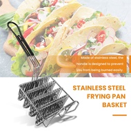 Taco Fryer Basket Taco Shell Fryer Holds 4 Shells Deep Fryer Taco Holders Basket with Grip Handle Ta