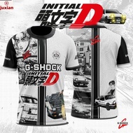 （juxian）INITIAL D RETRO POLO UNISEX TSHIRT toyuta-AE86 Initial D T-shirt Jersey Polo Shirt Plus