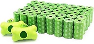 EcoJeannie Wholesale Biodegradable Dog Poop Bags 800-Count (40 Rolls) with 2 Dispensers : Environmen