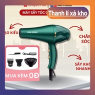 KAW hair dryer with 2-way drying, 3 modes, high capacity 2200w, professional hair styling, comes wit