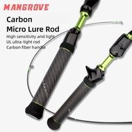 Lure Rod Micro Lure Rod Carbon Fiber Lightweight UL Adjustable Ejection